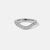 0.3 TCW Round Half Eternity Lab Grown Diamond Wedding Band