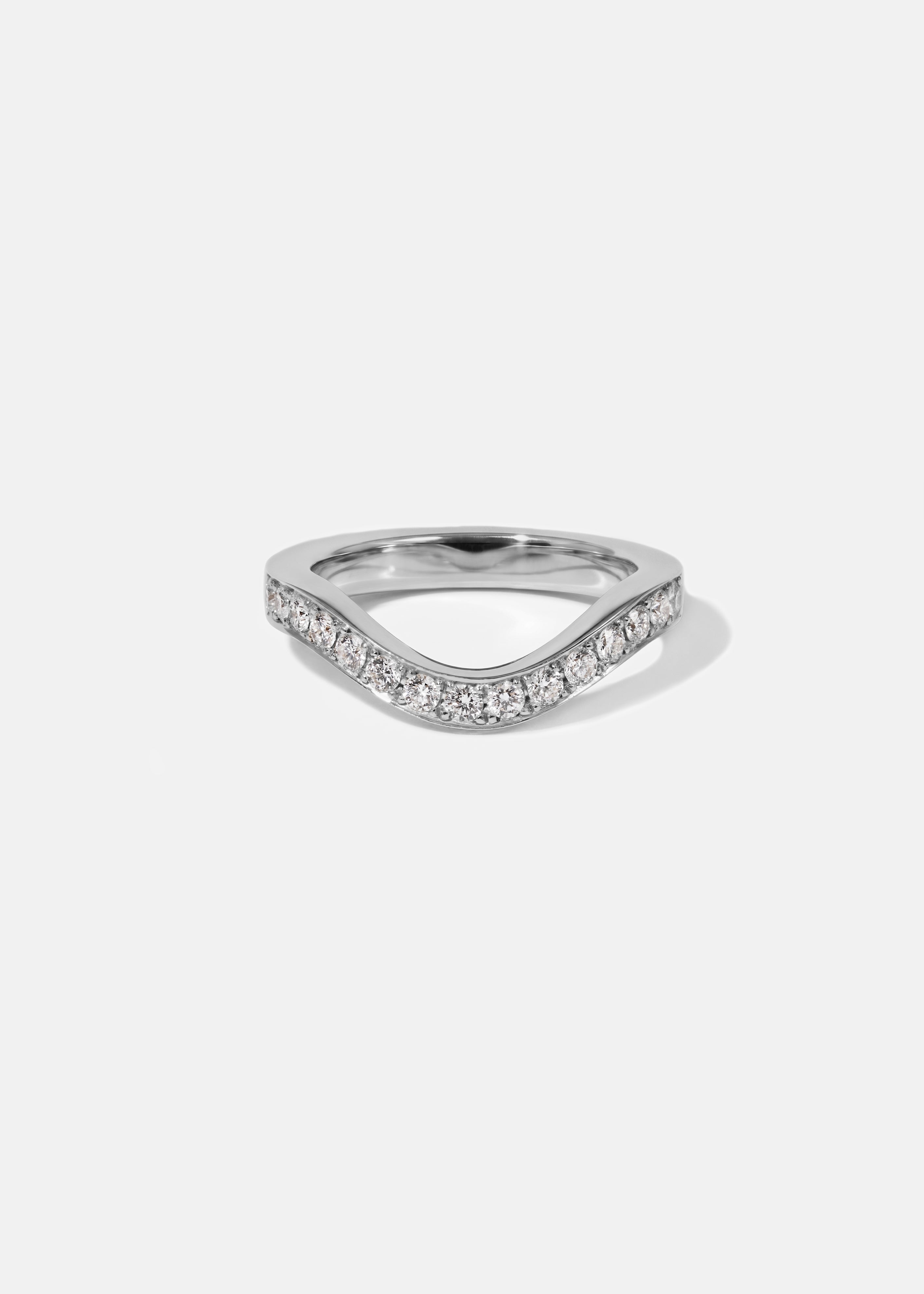 0.3 TCW Round Half Eternity Lab Grown Diamond Wedding Band