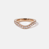 0.3 TCW Round Half Eternity Lab Grown Diamond Wedding Band