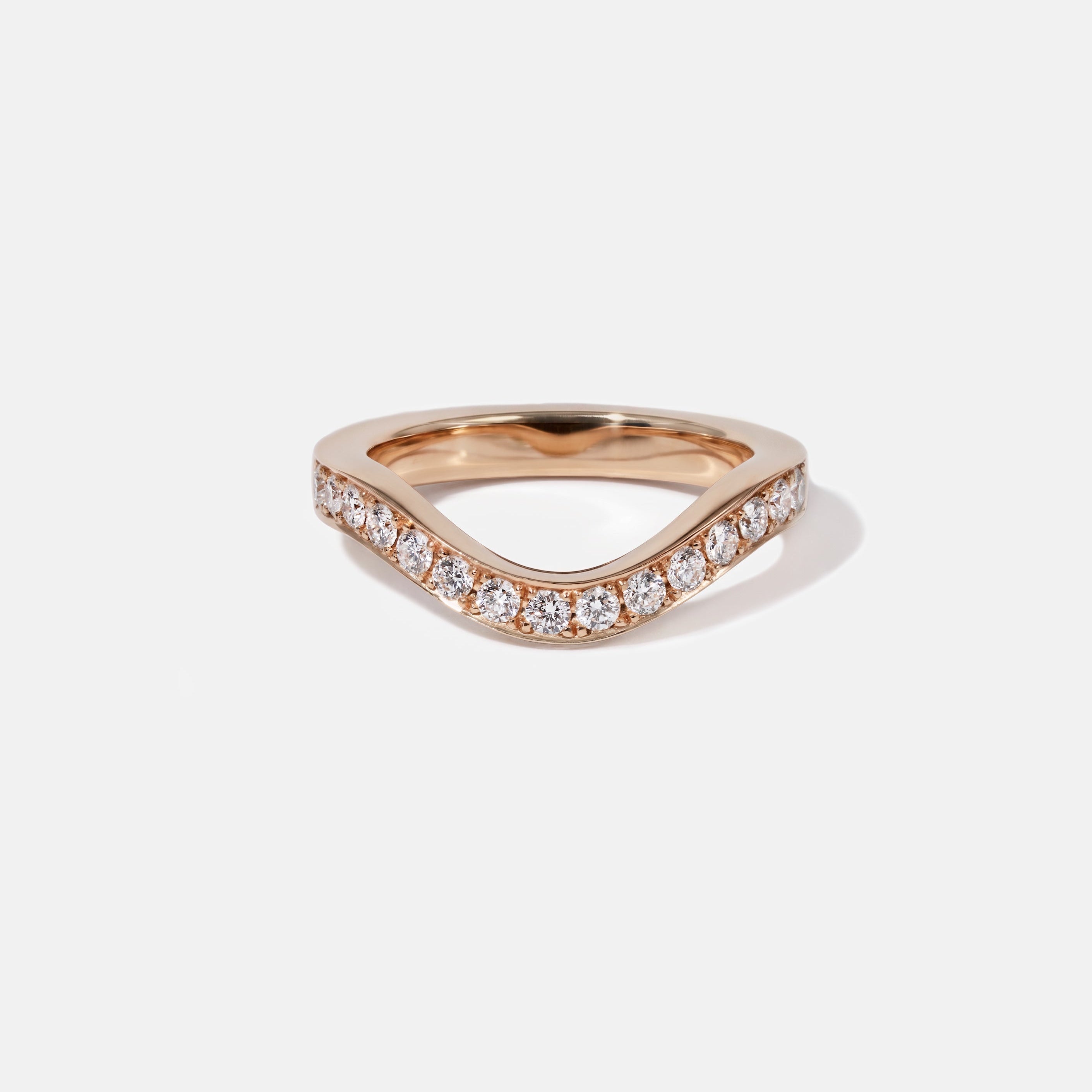 0.3 TCW Round Half Eternity Lab Grown Diamond Wedding Band