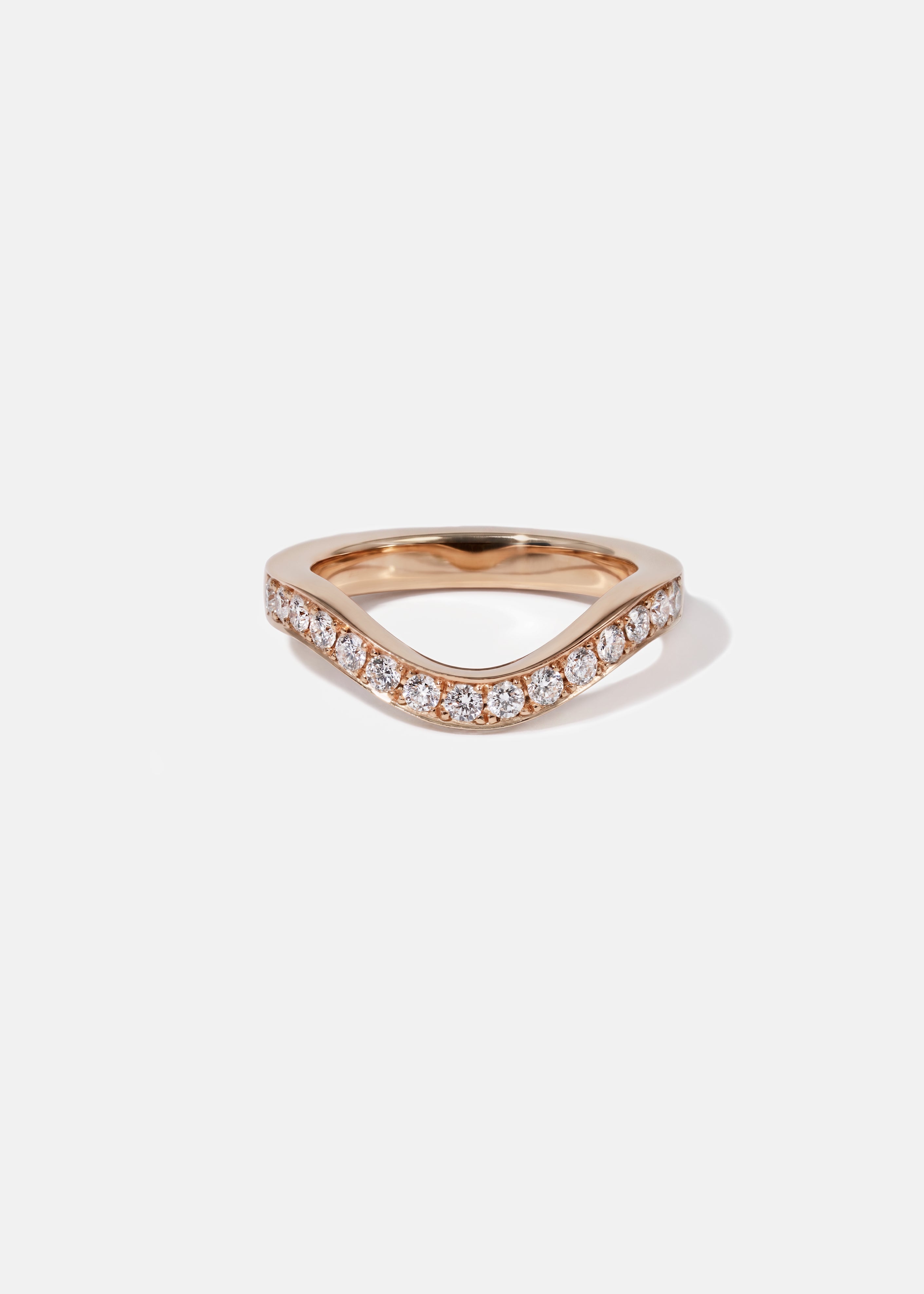 0.3 TCW Round Half Eternity Lab Grown Diamond Wedding Band