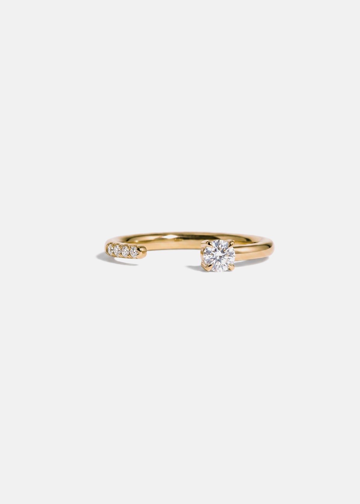 0.3 TCW Round Half Eternity Lab Grown Diamond Wedding Band