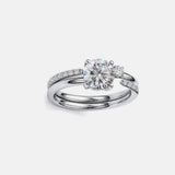 0.3 TCW Round Half Eternity Lab Grown Diamond Wedding Band