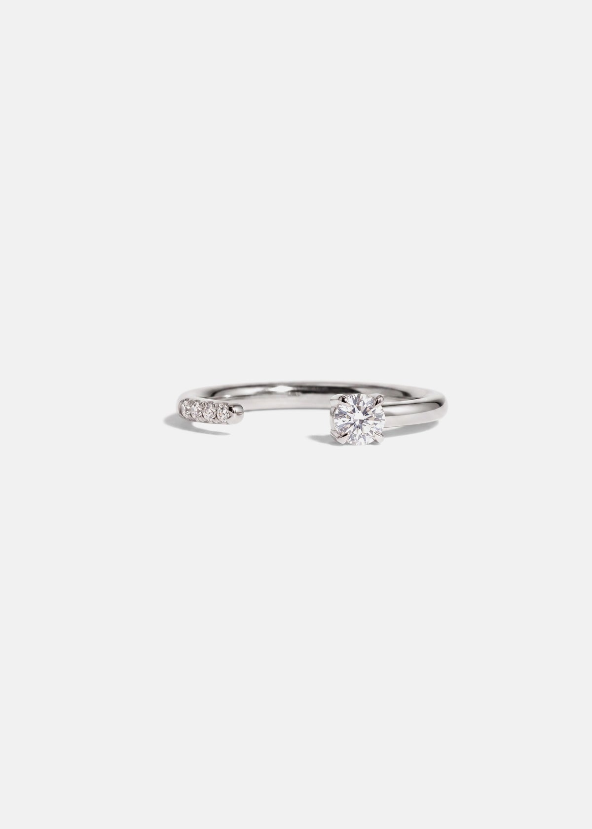 0.3 TCW Round Half Eternity Lab Grown Diamond Wedding Band