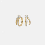 2 CT Round Halo & Pave Lab Grown Diamond Earring
