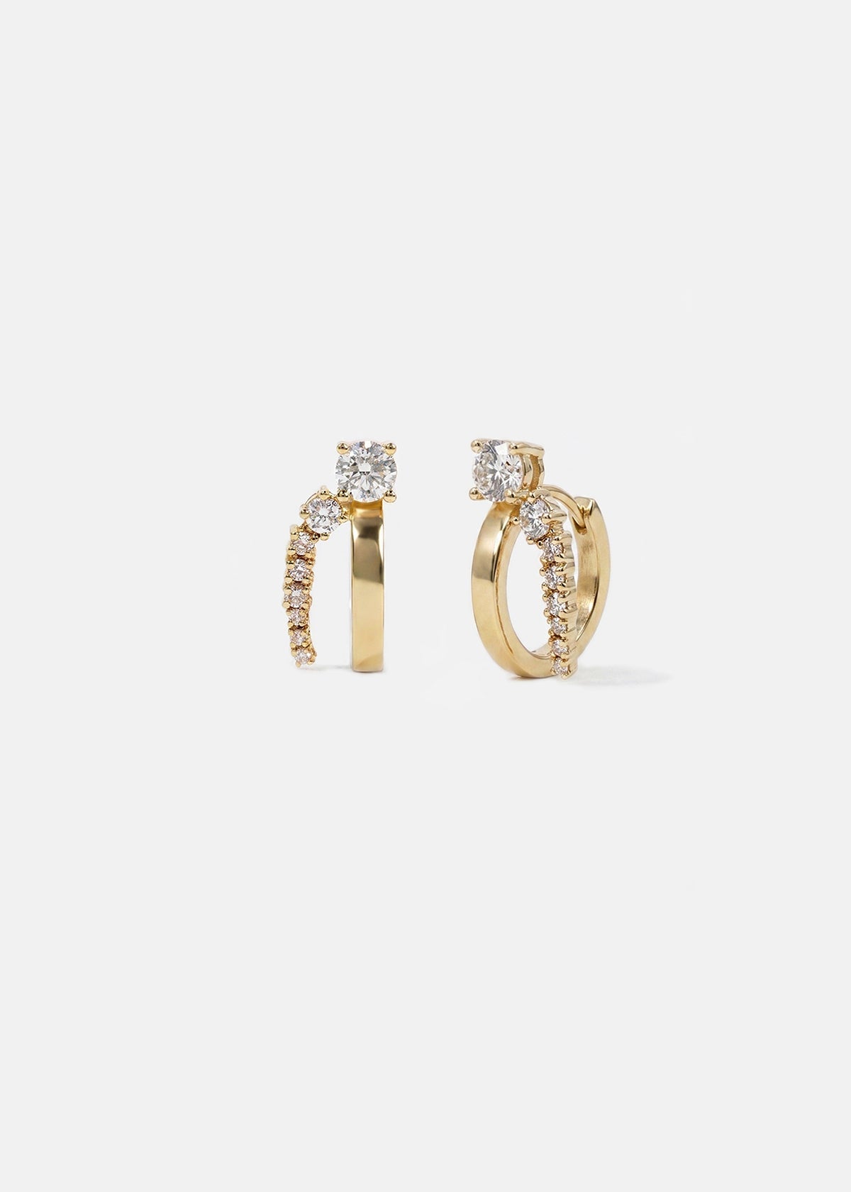 2 CT Round Halo & Pave Lab Grown Diamond Earring