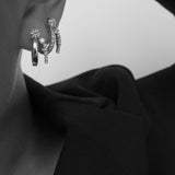2 CT Round Halo & Pave Lab Grown Diamond Earring