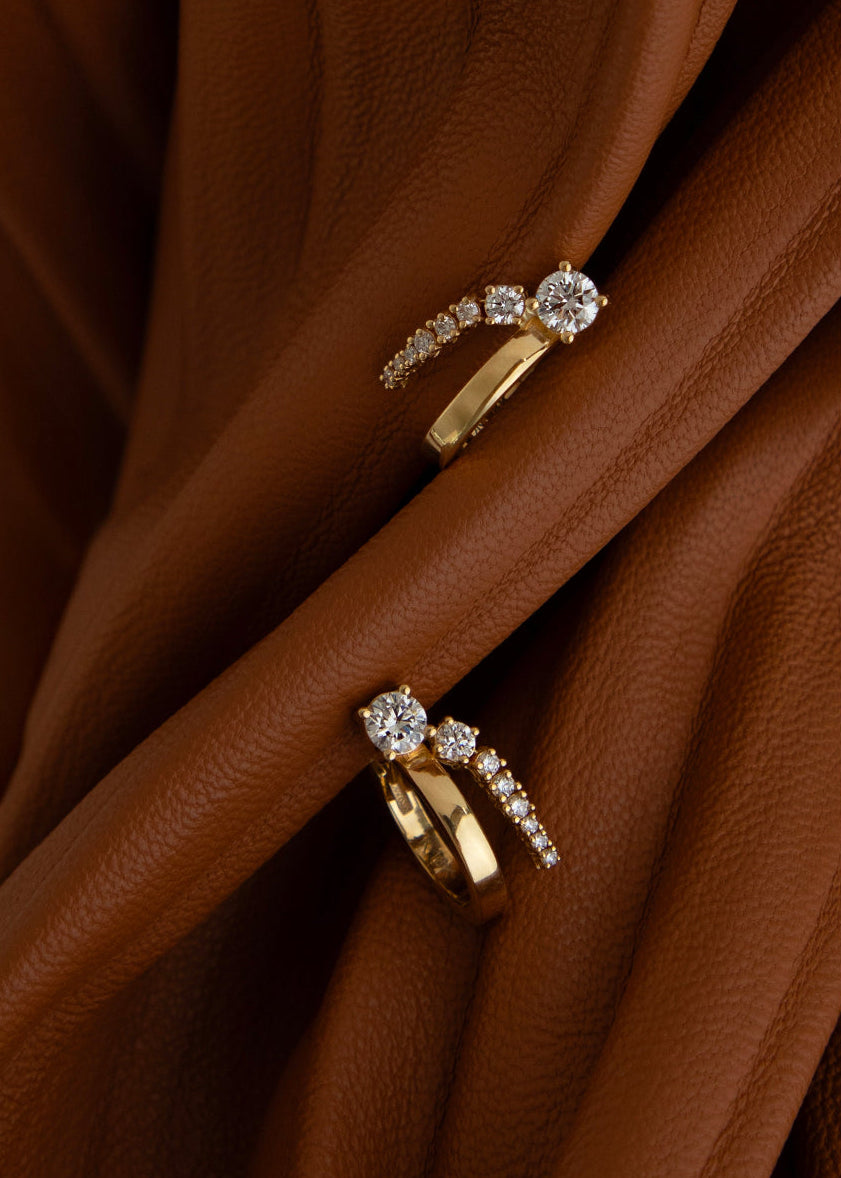 2 CT Round Halo & Pave Lab Grown Diamond Earring