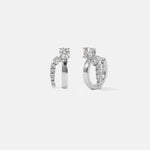 2 CT Round Halo & Pave Lab Grown Diamond Earring