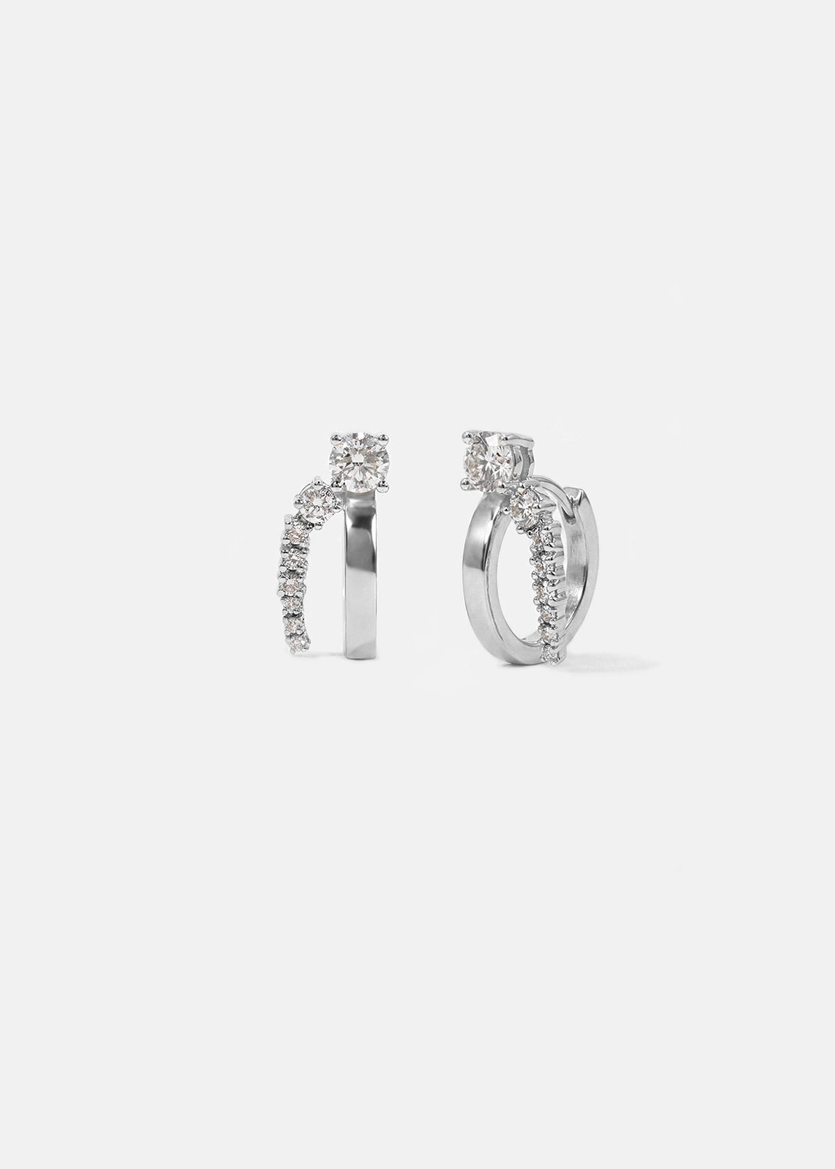 2 CT Round Halo & Pave Lab Grown Diamond Earring