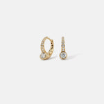 2 CT Round Halo & Pave Lab Grown Diamond Earring