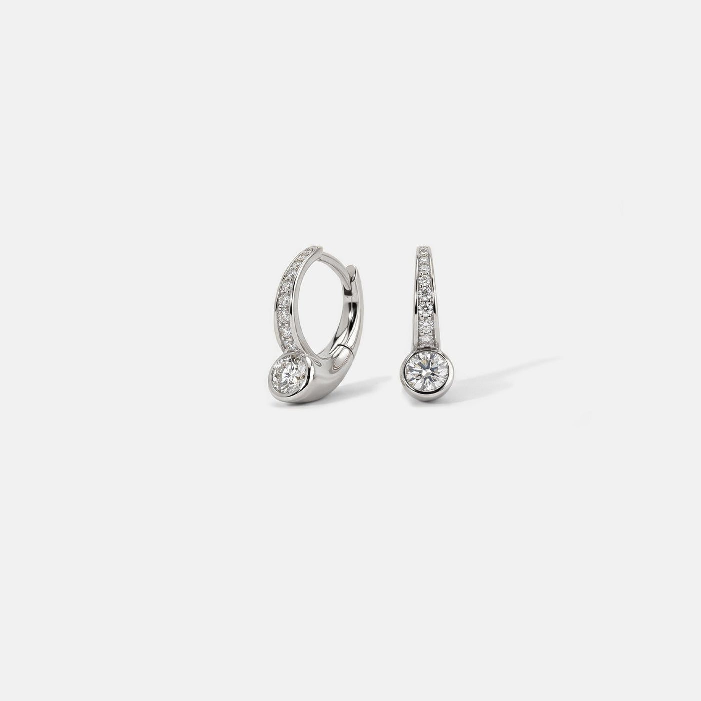 2 CT Round Halo & Pave Lab Grown Diamond Earring