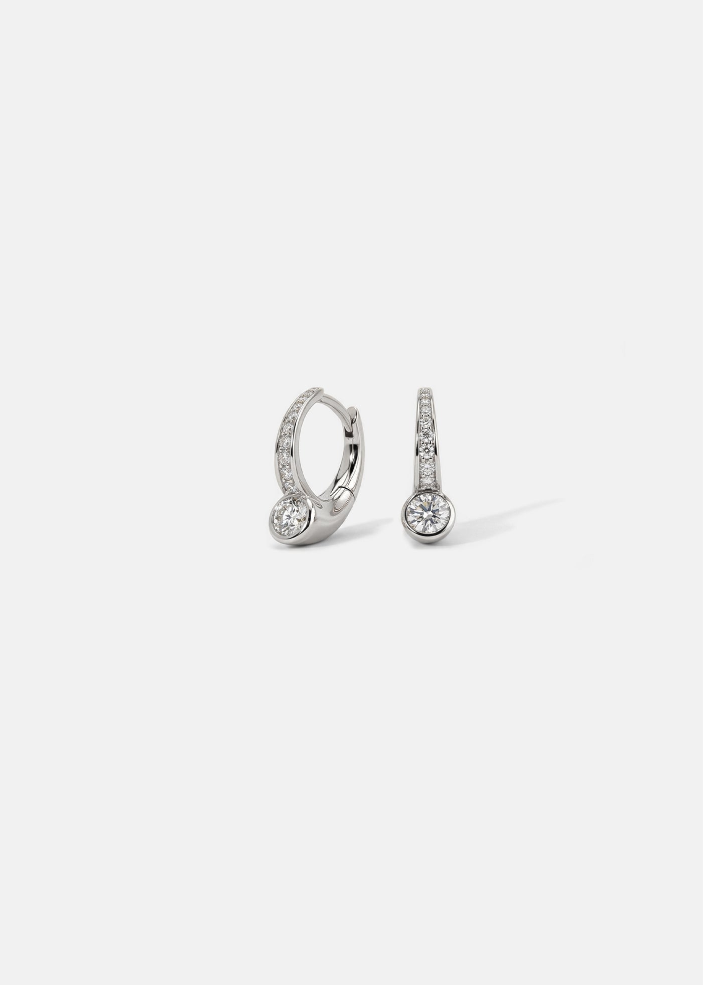 2 CT Round Halo & Pave Lab Grown Diamond Earring