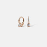 2 CT Round Halo & Pave Lab Grown Diamond Earring