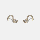 2 CT Round Halo & Pave Lab Grown Diamond Earring