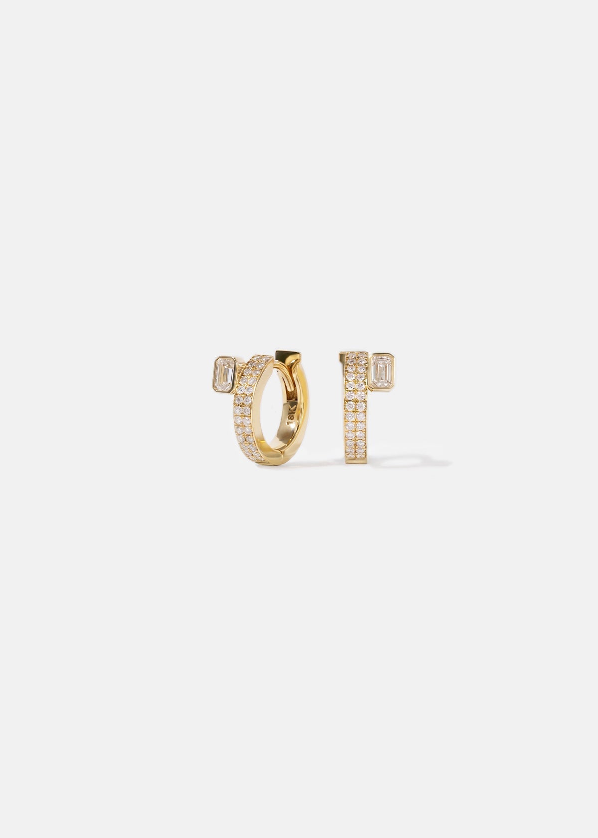2 CT Round Halo & Pave Lab Grown Diamond Earring