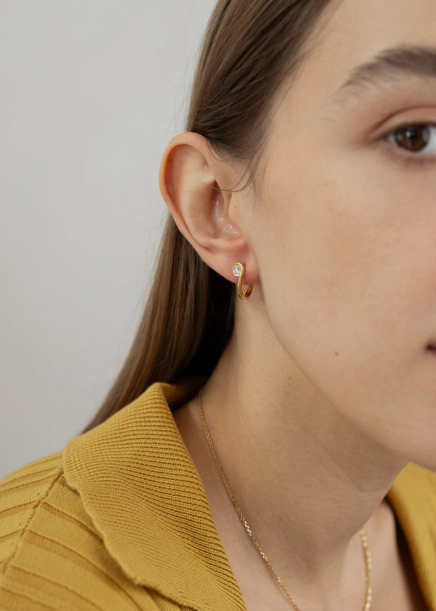 2 CT Round Halo & Pave Lab Grown Diamond Earring