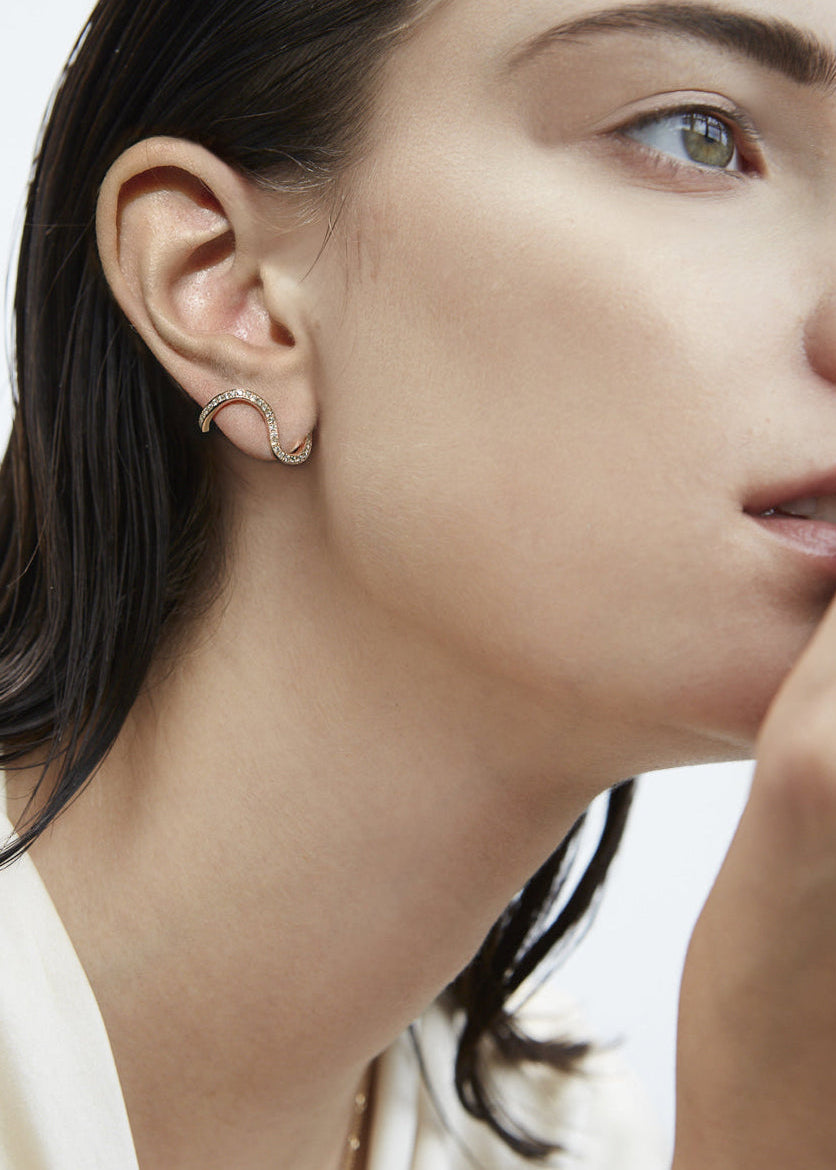 2 CT Round Halo & Pave Lab Grown Diamond Earring