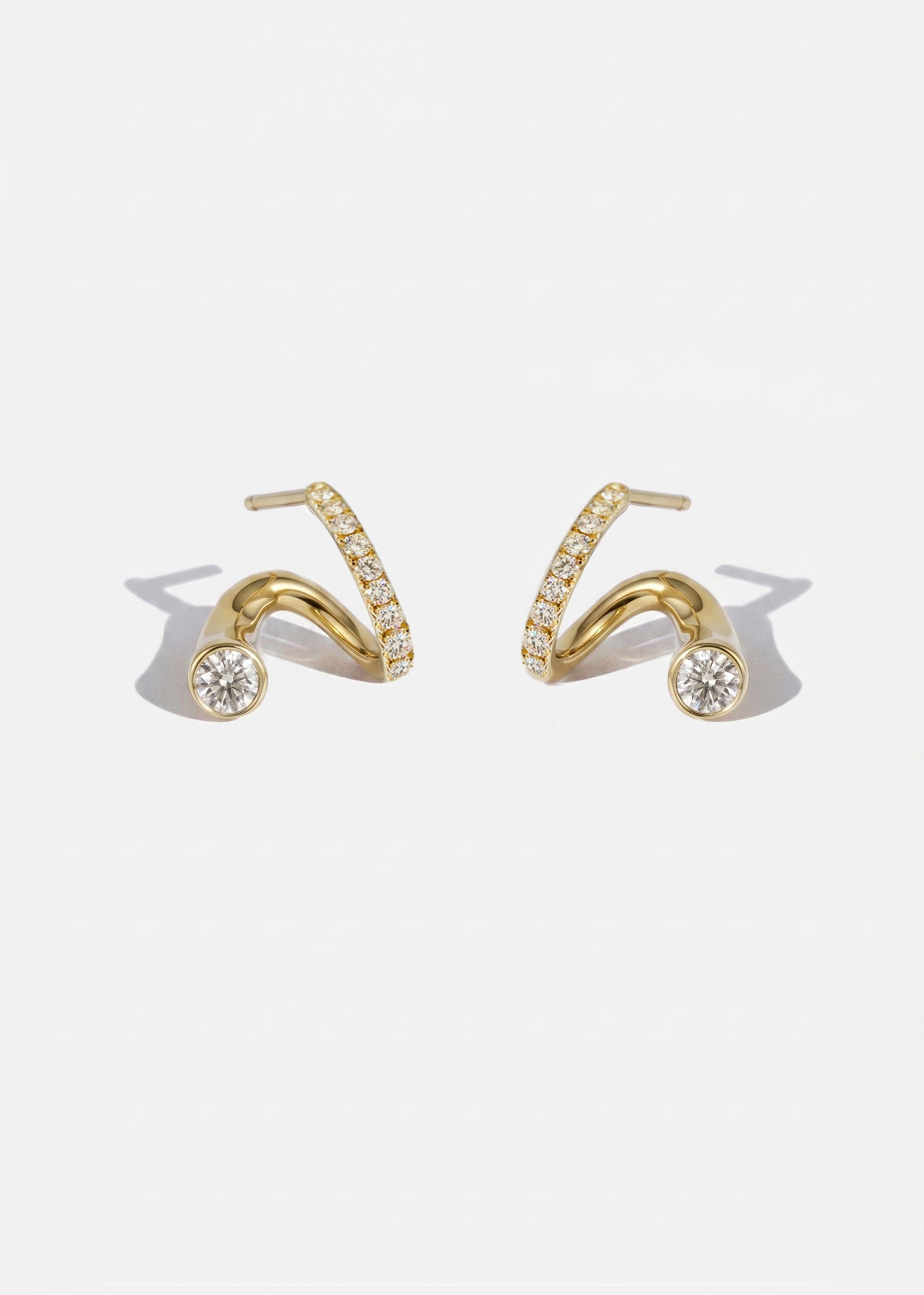 2 CT Round Halo & Pave Lab Grown Diamond Earring