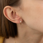 2 CT Round Halo & Pave Lab Grown Diamond Earring