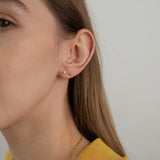 2 CT Round Halo & Pave Lab Grown Diamond Earring