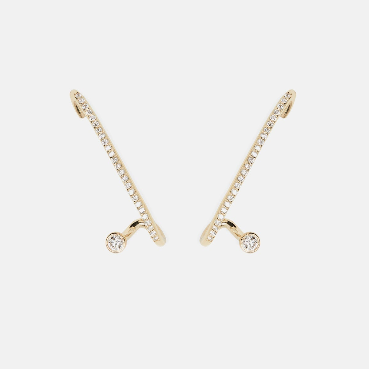 2 CT Round Halo & Pave Lab Grown Diamond Earring