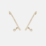2 CT Round Halo & Pave Lab Grown Diamond Earring