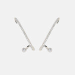 2 CT Round Halo & Pave Lab Grown Diamond Earring