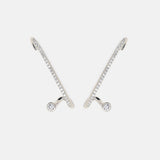 2 CT Round Halo & Pave Lab Grown Diamond Earring