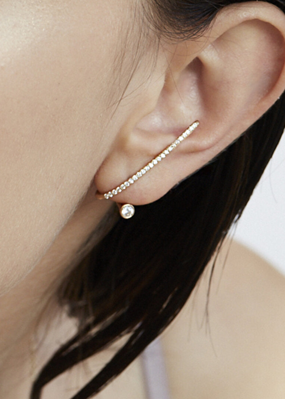 2 CT Round Halo & Pave Lab Grown Diamond Earring