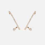 2 CT Round Halo & Pave Lab Grown Diamond Earring