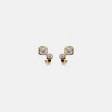 2 CT Round Halo & Pave Lab Grown Diamond Earring