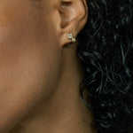 2 CT Round Halo & Pave Lab Grown Diamond Earring