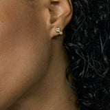 2 CT Round Halo & Pave Lab Grown Diamond Earring