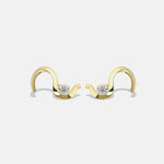 2 CT Round Halo & Pave Lab Grown Diamond Earring