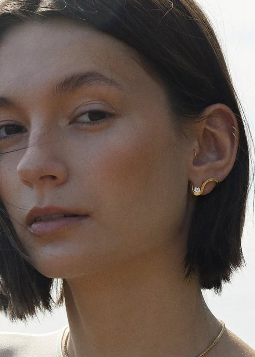 2 CT Round Halo & Pave Lab Grown Diamond Earring