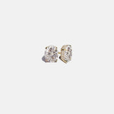 2 CT Round Halo & Pave Lab Grown Diamond Earring