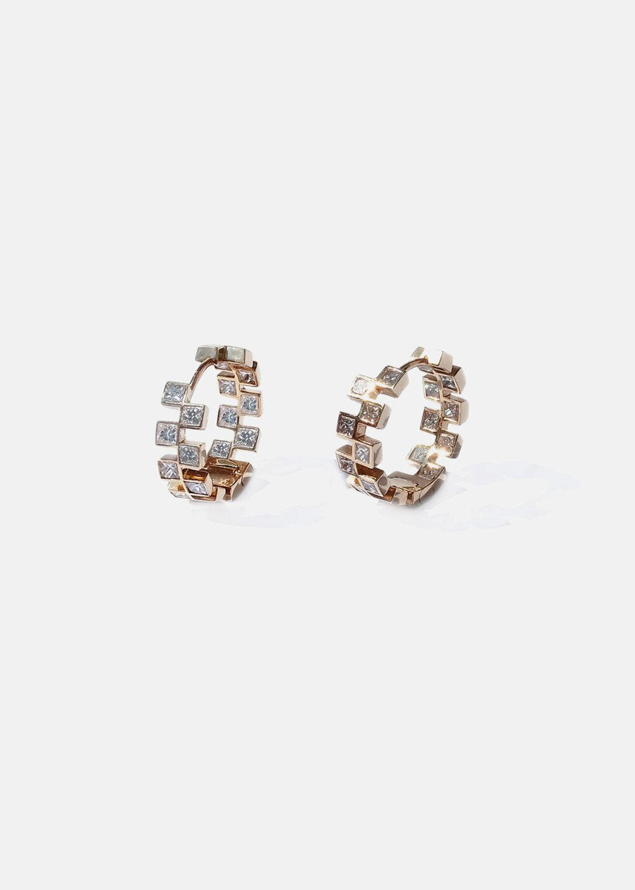 2 CT Round Halo & Pave Lab Grown Diamond Earring