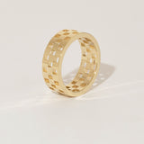 2 TCW Round Halo & Pave Lab Grown Diamond Mens Wedding Band