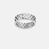 2 TCW Round Halo & Pave Lab Grown Diamond Mens Wedding Band