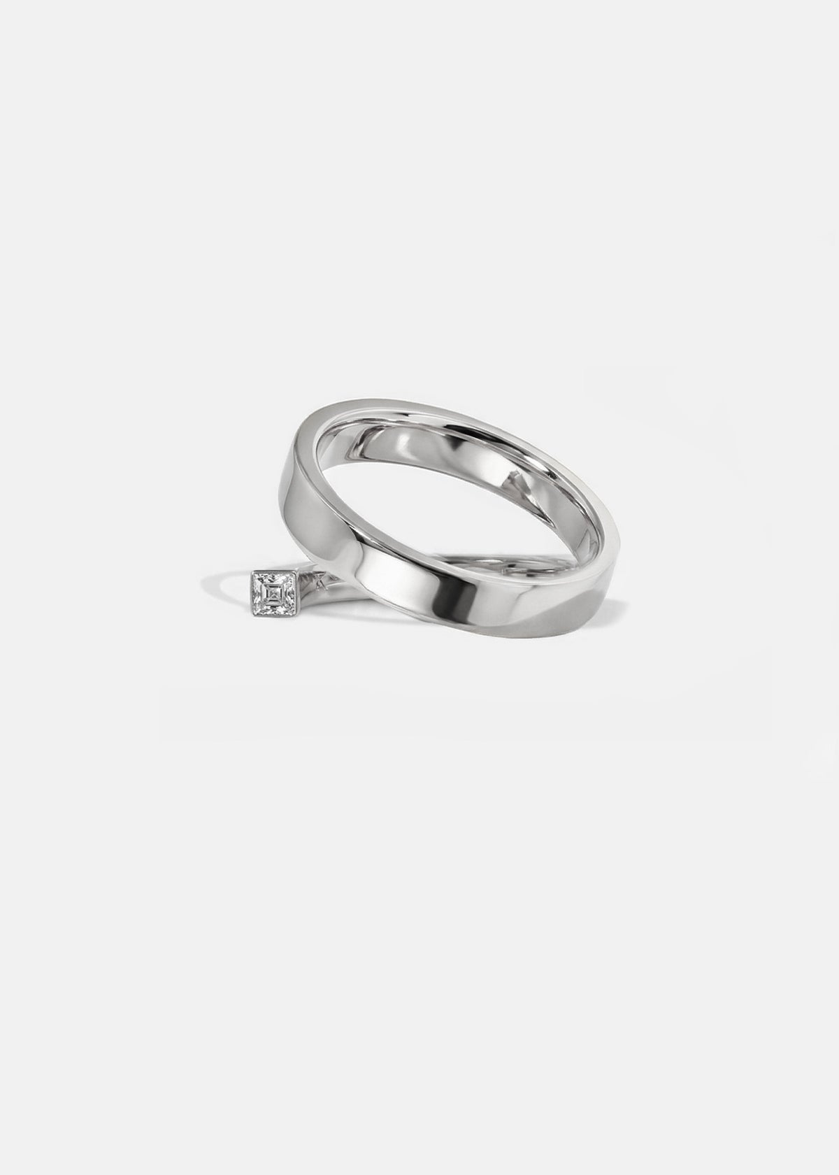 2 TCW Round Halo & Pave Lab Grown Diamond Mens Wedding Band