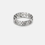 2 TCW Round Halo & Pave Lab Grown Diamond Mens Wedding Band