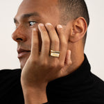 2 TCW Round Halo & Pave Lab Grown Diamond Mens Wedding Band