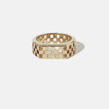 2 TCW Round Halo & Pave Lab Grown Diamond Mens Wedding Band