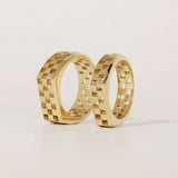 2 TCW Round Halo & Pave Lab Grown Diamond Mens Wedding Band
