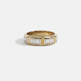 2 TCW Round Halo & Pave Lab Grown Diamond Mens Wedding Band