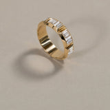 2 TCW Round Halo & Pave Lab Grown Diamond Mens Wedding Band