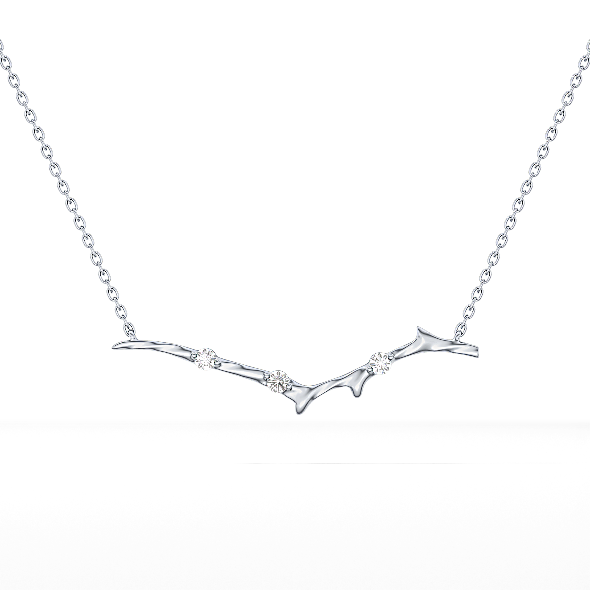 Classic 0.7 TCW Round Moissanite Diamond Pendant