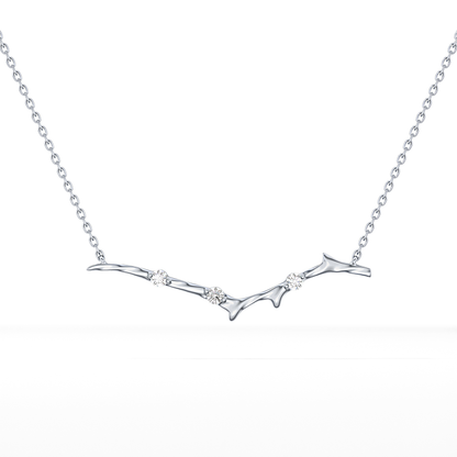 Classic 0.7 TCW Round Moissanite Diamond Pendant
