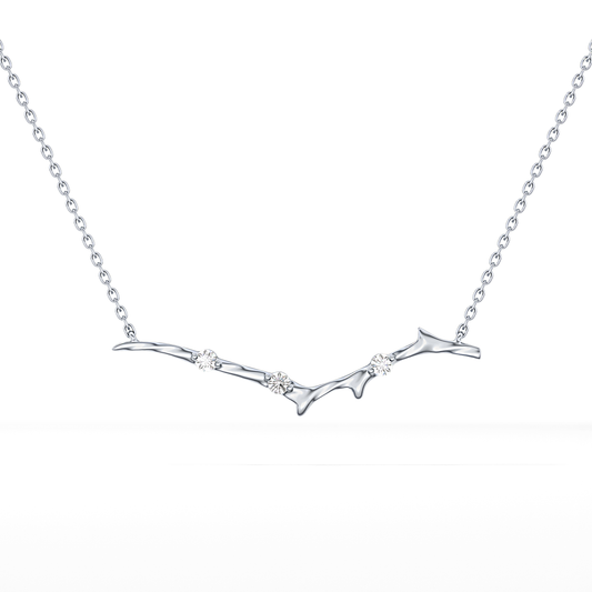 Classic 0.7 TCW Round Moissanite Diamond Pendant